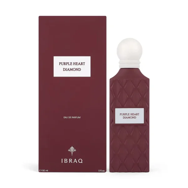 Ibrahim Al Qurashi Purple Heart Diamond EDP 150ML For Woman And Man